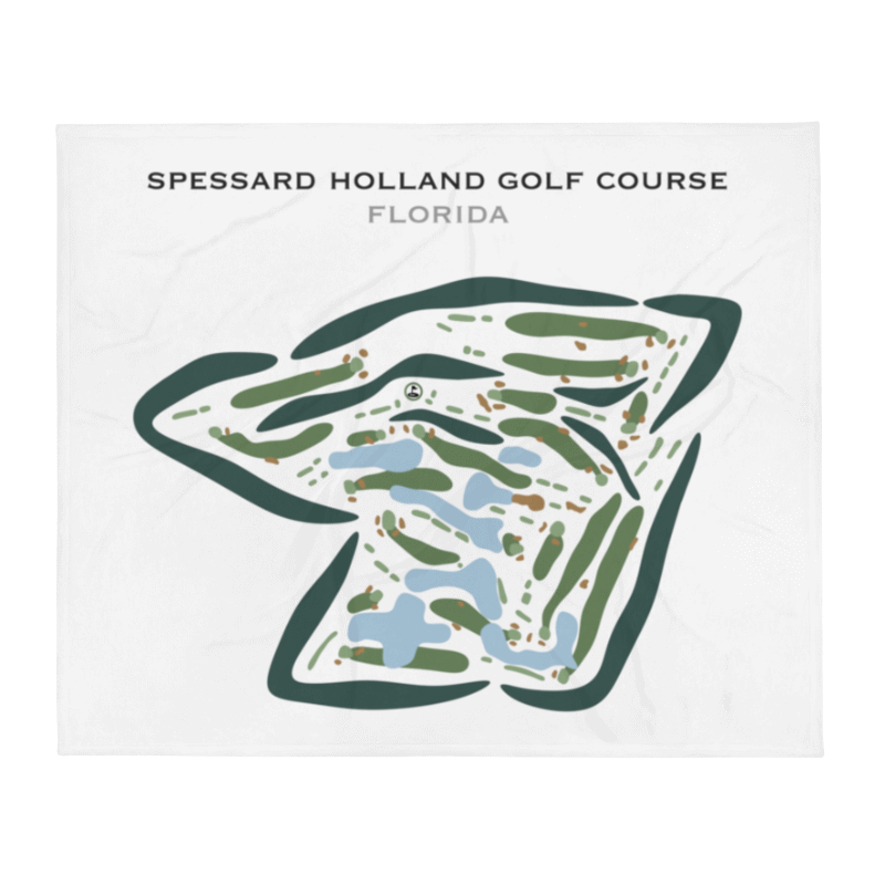 Spessard Holland Golf Course, Florida - Printed Golf Courses