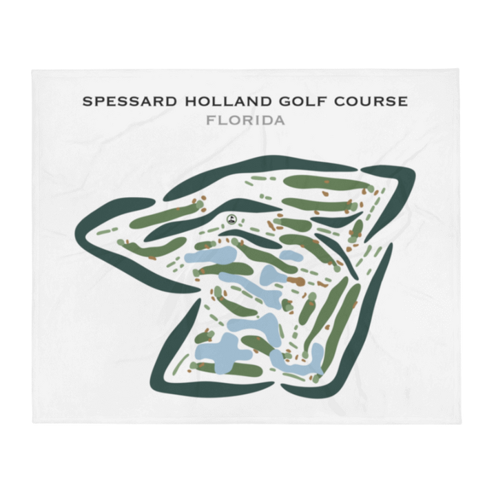 Spessard Holland Golf Course, Florida - Printed Golf Courses