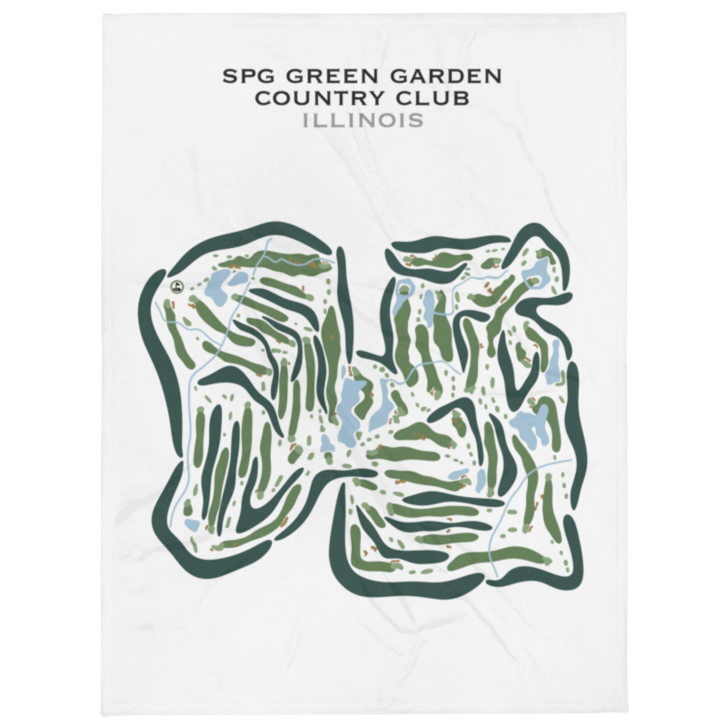 SPG Green Garden Country Club, Illinois - Printed Golf Courses