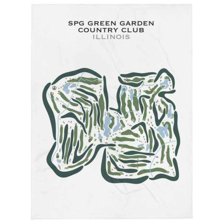 SPG Green Garden Country Club, Illinois - Printed Golf Courses