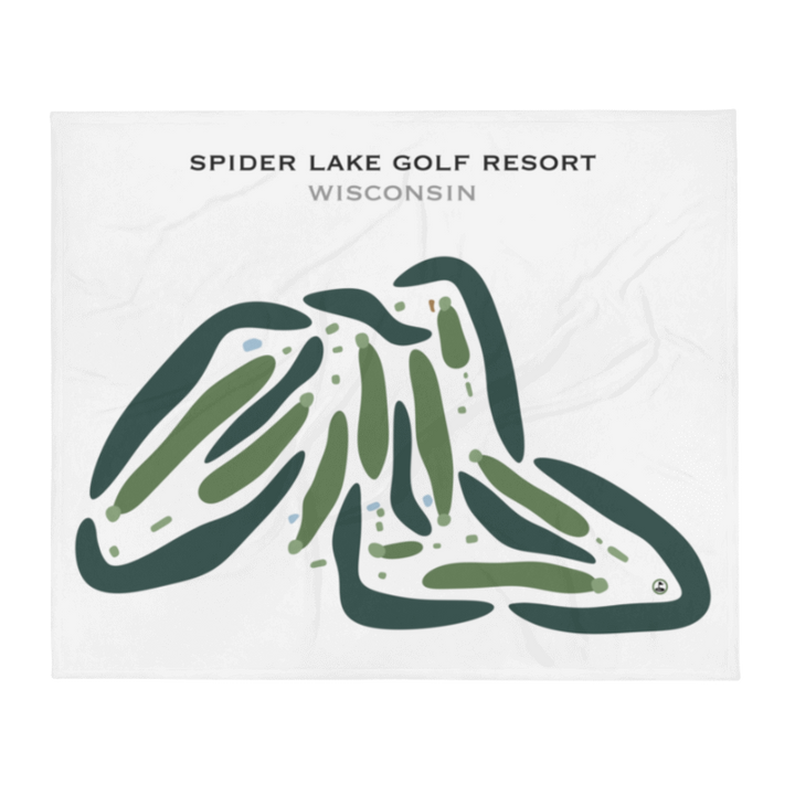 Spider Lake Golf Resort, Wisconsin - Printed Golf Courses