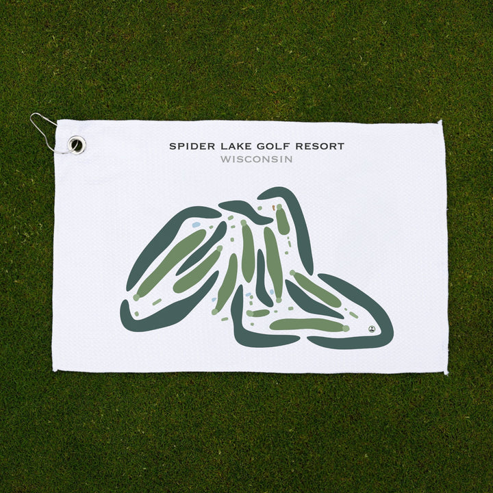 Spider Lake Golf Resort, Wisconsin - Printed Golf Courses