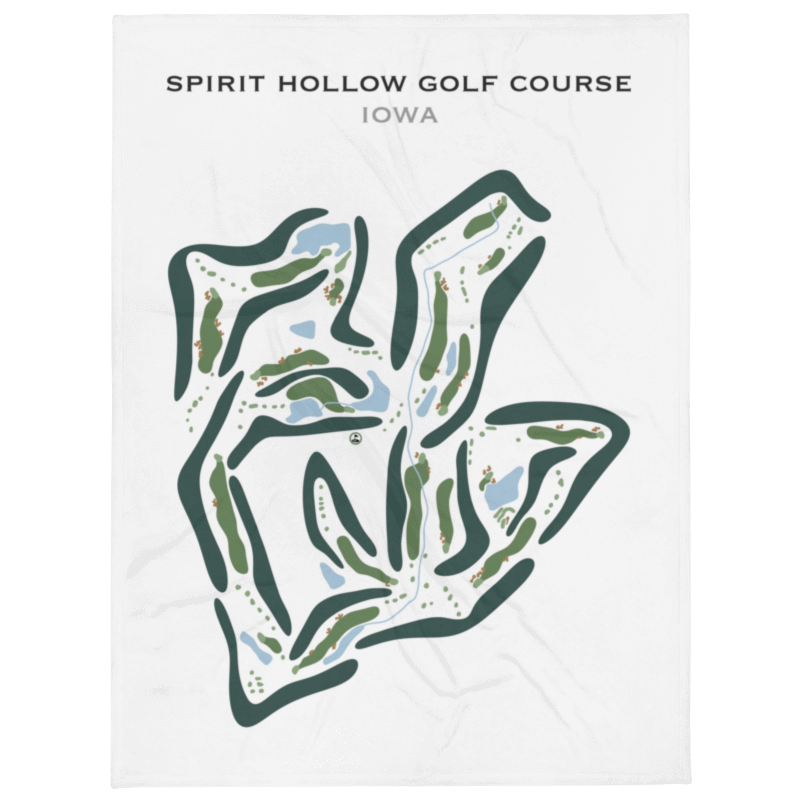 Spirit Hollow Golf Course, Iowa - Printed Golf Course