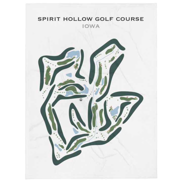 Spirit Hollow Golf Course, Iowa - Printed Golf Course