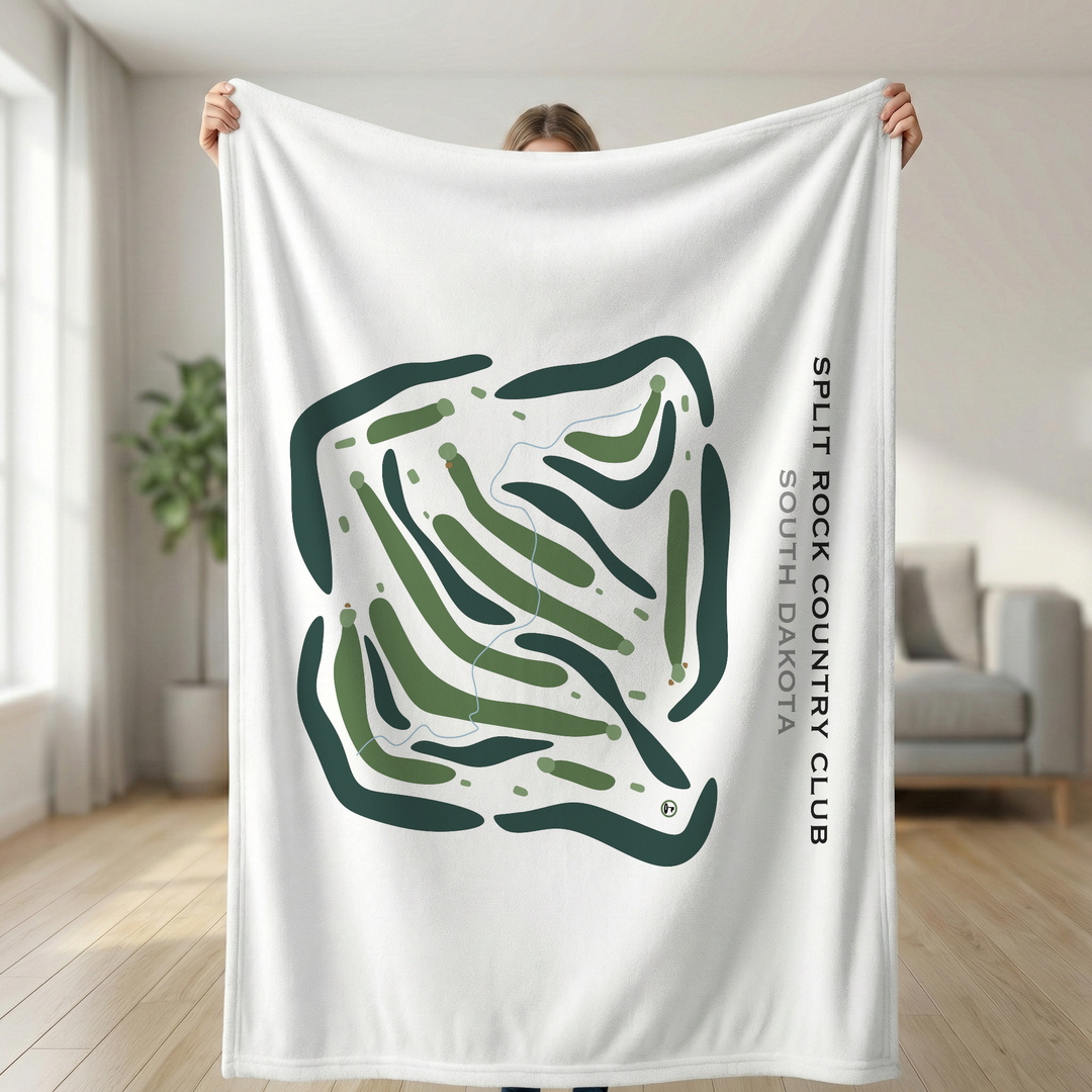Split Rock Country Club, South Dakota - Printed Golf Courses