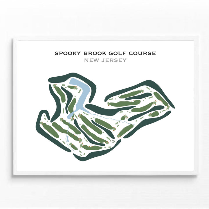 Spooky Brook Golf Course, New Jersey - Printed Golf Courses