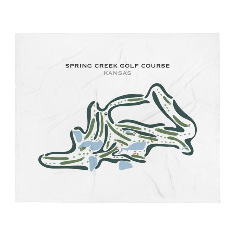 Spring Creek Golf Course, Kansas - Printed Golf Courses - Golf Course Prints