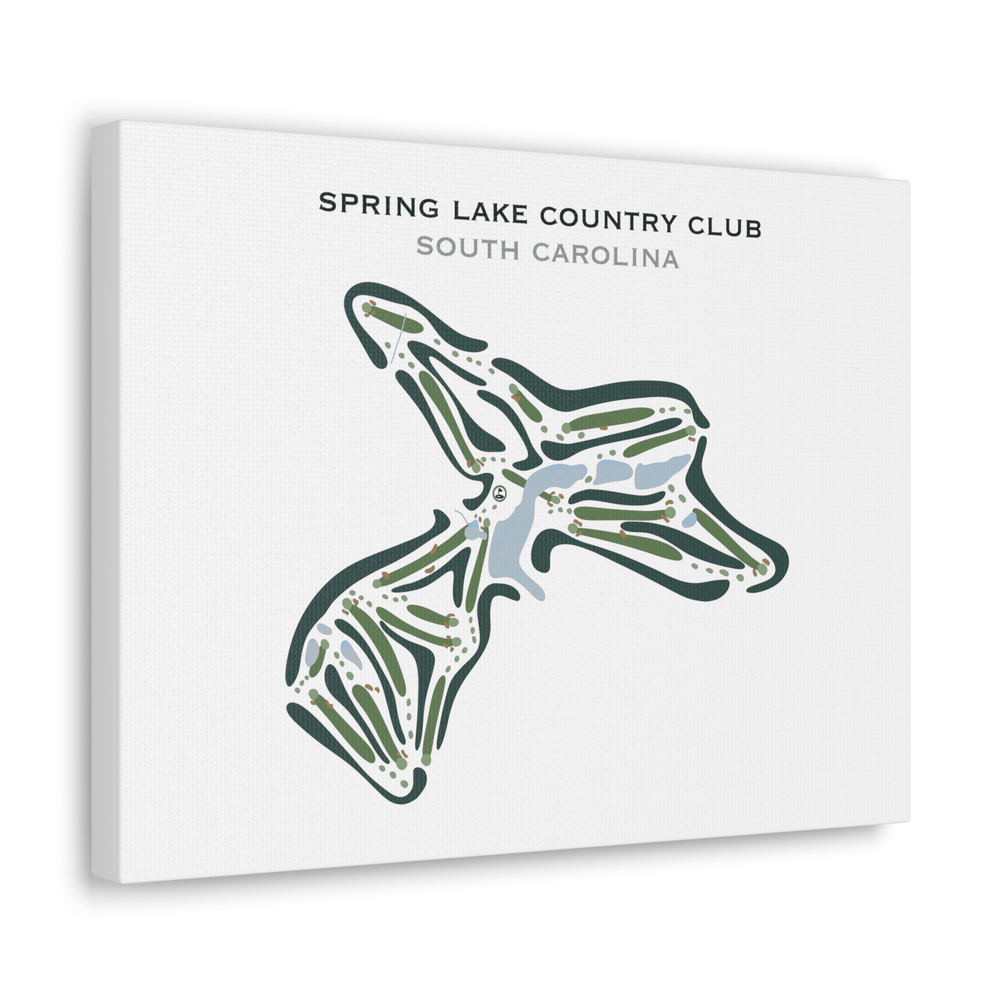 Spring Lake Country Club, South Carolina - Printed Golf Courses - Golf Course Prints