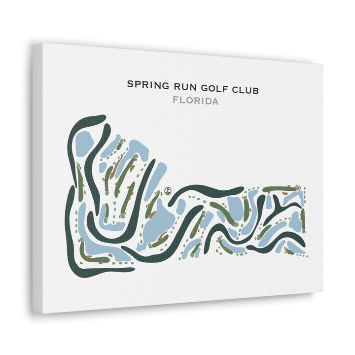 Spring Run Golf Club, Florida - Printed Golf Courses - Golf Course Prints
