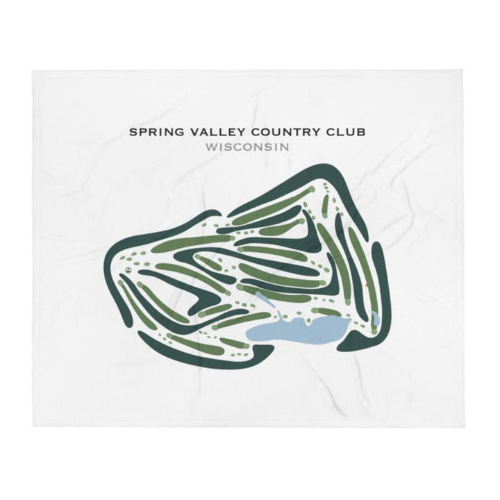 Spring Valley Country Club, Wisconsin - Printed Golf Courses - Golf Course Prints