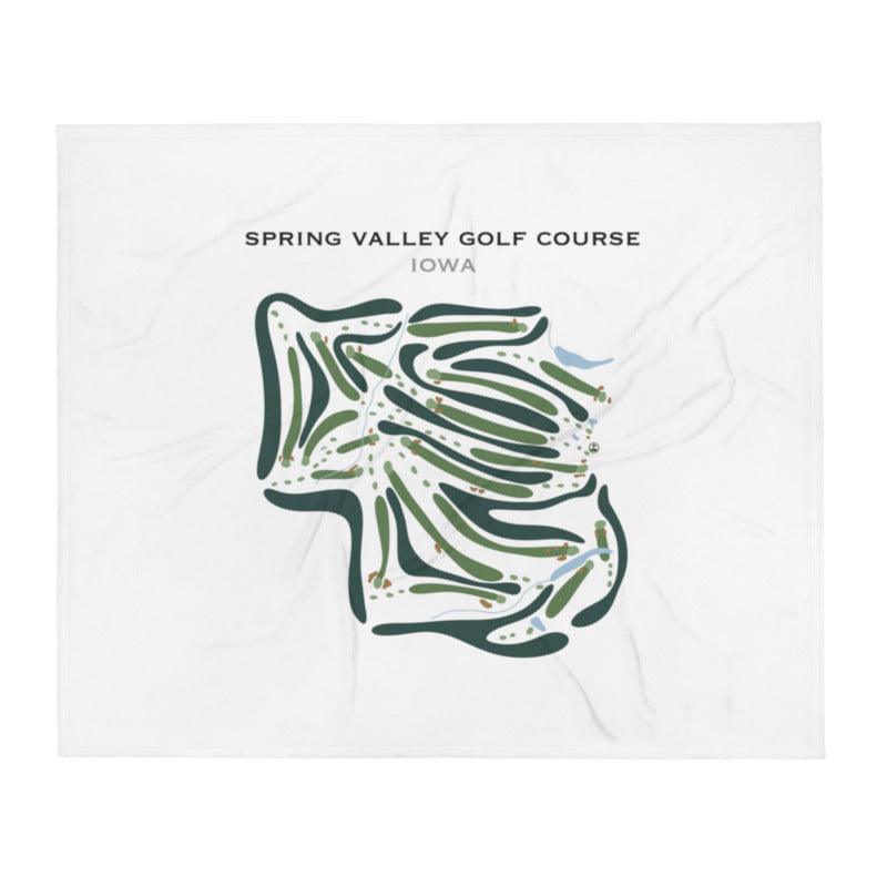 Spring Valley Golf Course, Iowa - Printed Golf Courses - Golf Course Prints