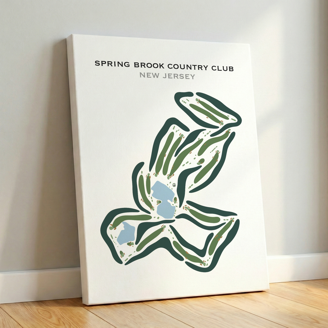 Spring Brook Country Club, New Jersey - Printed Golf Courses