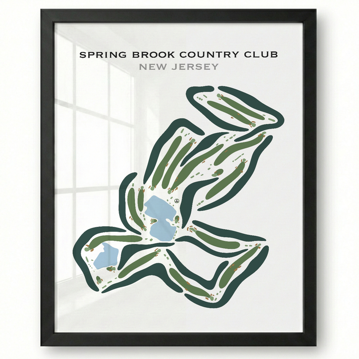 Spring Brook Country Club, New Jersey - Printed Golf Courses