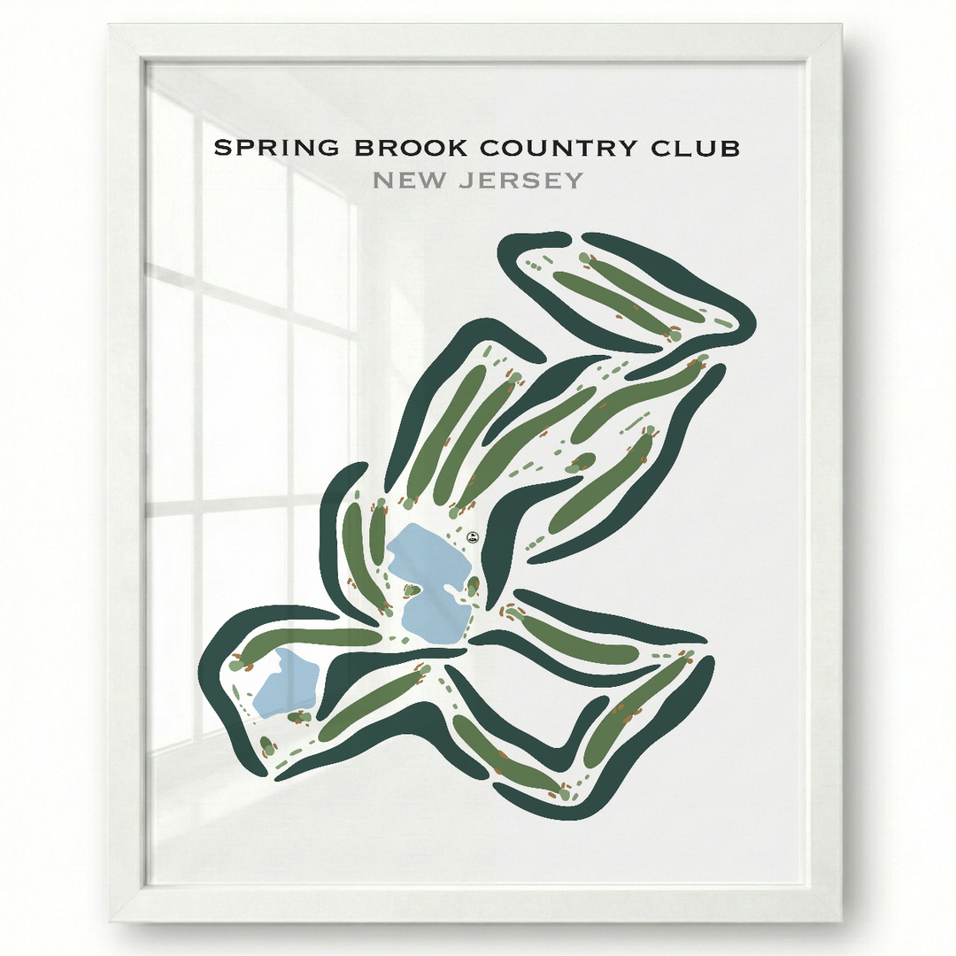 Spring Brook Country Club, New Jersey - Printed Golf Courses