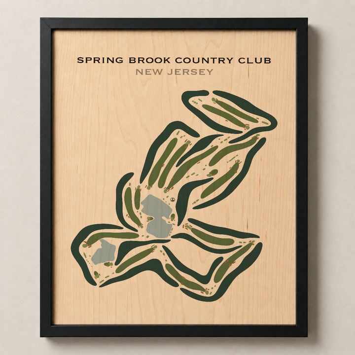 Spring Brook Country Club, New Jersey - Printed Golf Courses