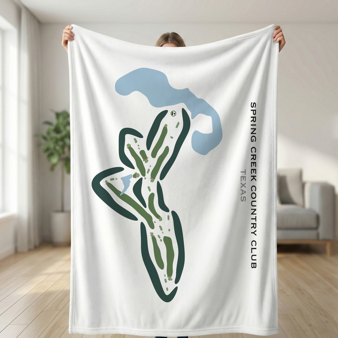 Spring Creek Country Club, Texas - Printed Golf Courses