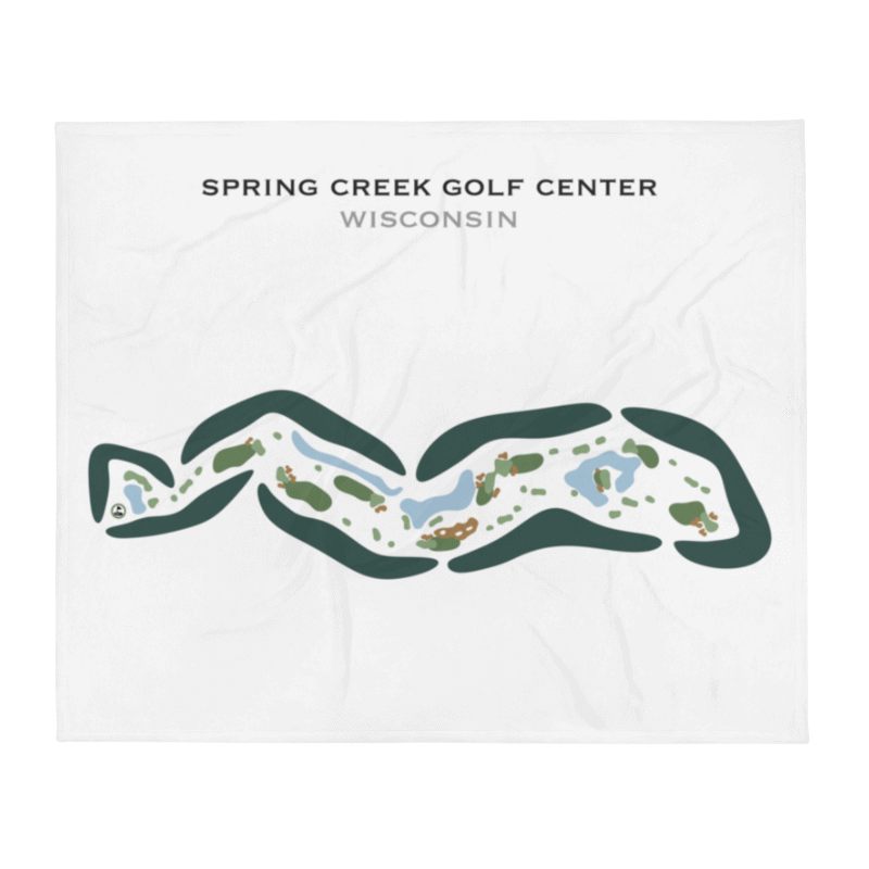 Spring Creek Golf Center, Wisconsin - Printed Golf Courses