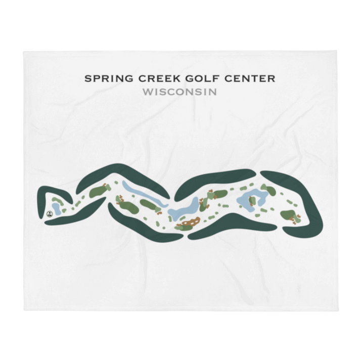 Spring Creek Golf Center, Wisconsin - Printed Golf Courses