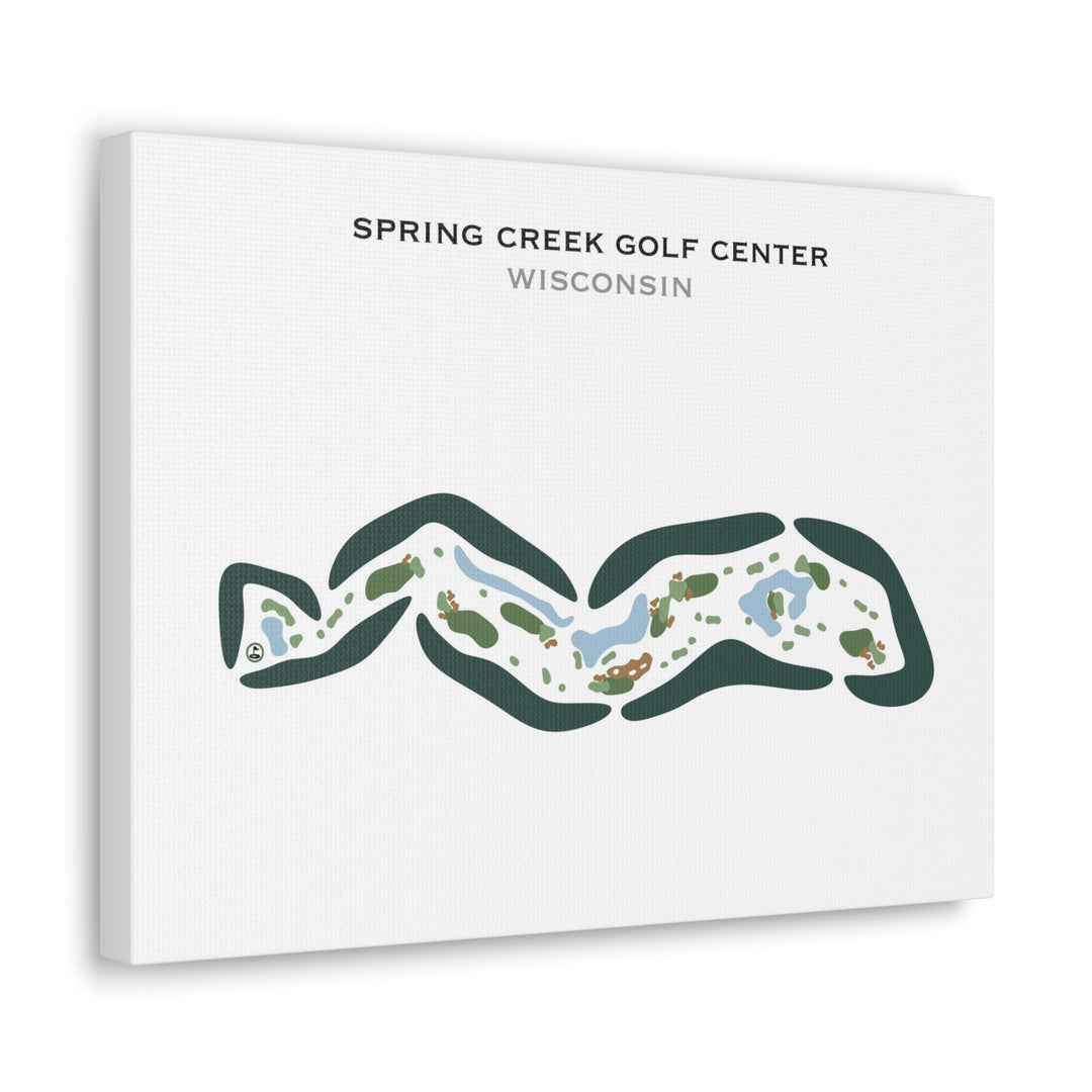 Spring Creek Golf Center, Wisconsin - Printed Golf Courses