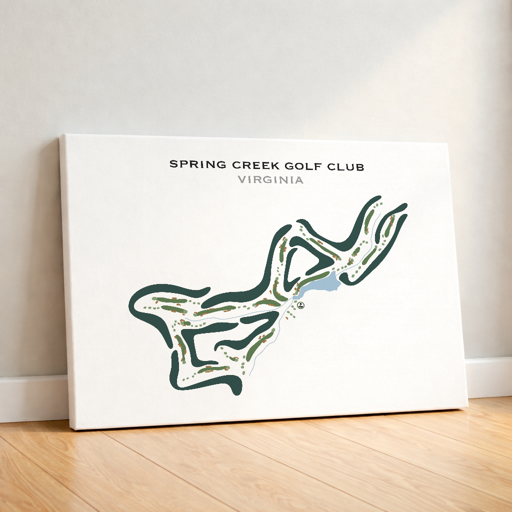 Spring Creek Golf Club, Virginia - Printed Golf Courses