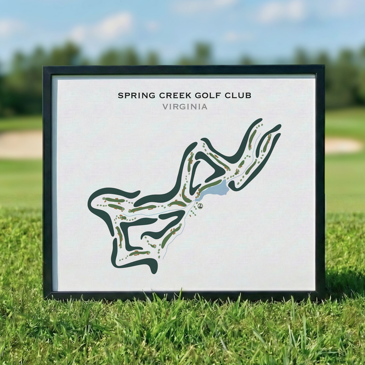 Spring Creek Golf Club, Virginia - Printed Golf Courses