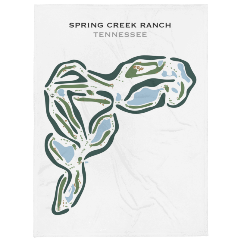 Spring Creek Ranch, Tennessee - Printed Golf Courses