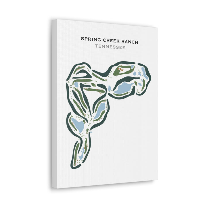 Spring Creek Ranch, Tennessee - Printed Golf Courses