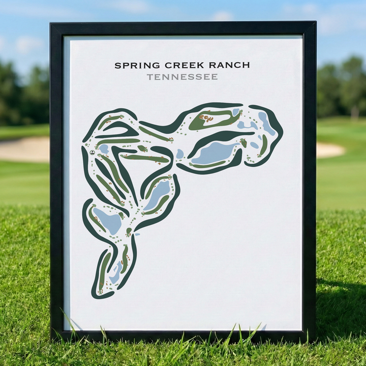 Spring Creek Ranch, Tennessee - Printed Golf Courses