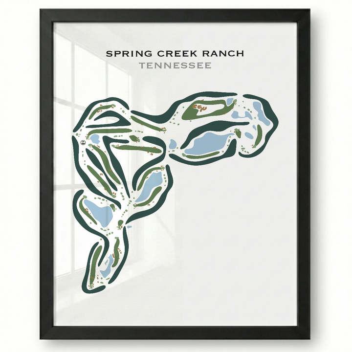 Spring Creek Ranch, Tennessee - Printed Golf Courses