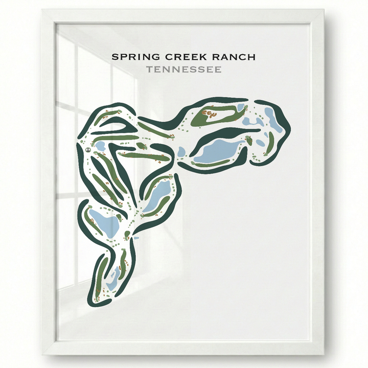 Spring Creek Ranch, Tennessee - Printed Golf Courses