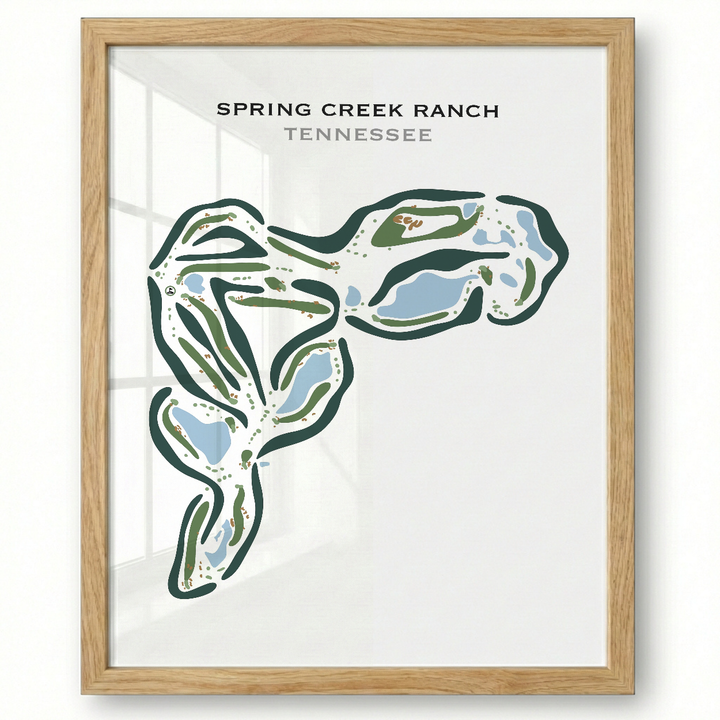 Spring Creek Ranch, Tennessee - Printed Golf Courses