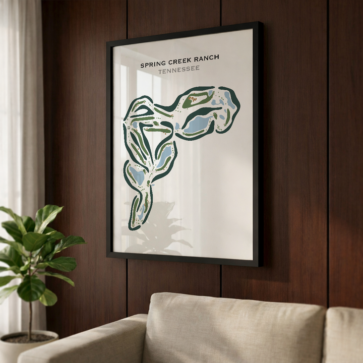 Spring Creek Ranch, Tennessee - Printed Golf Courses