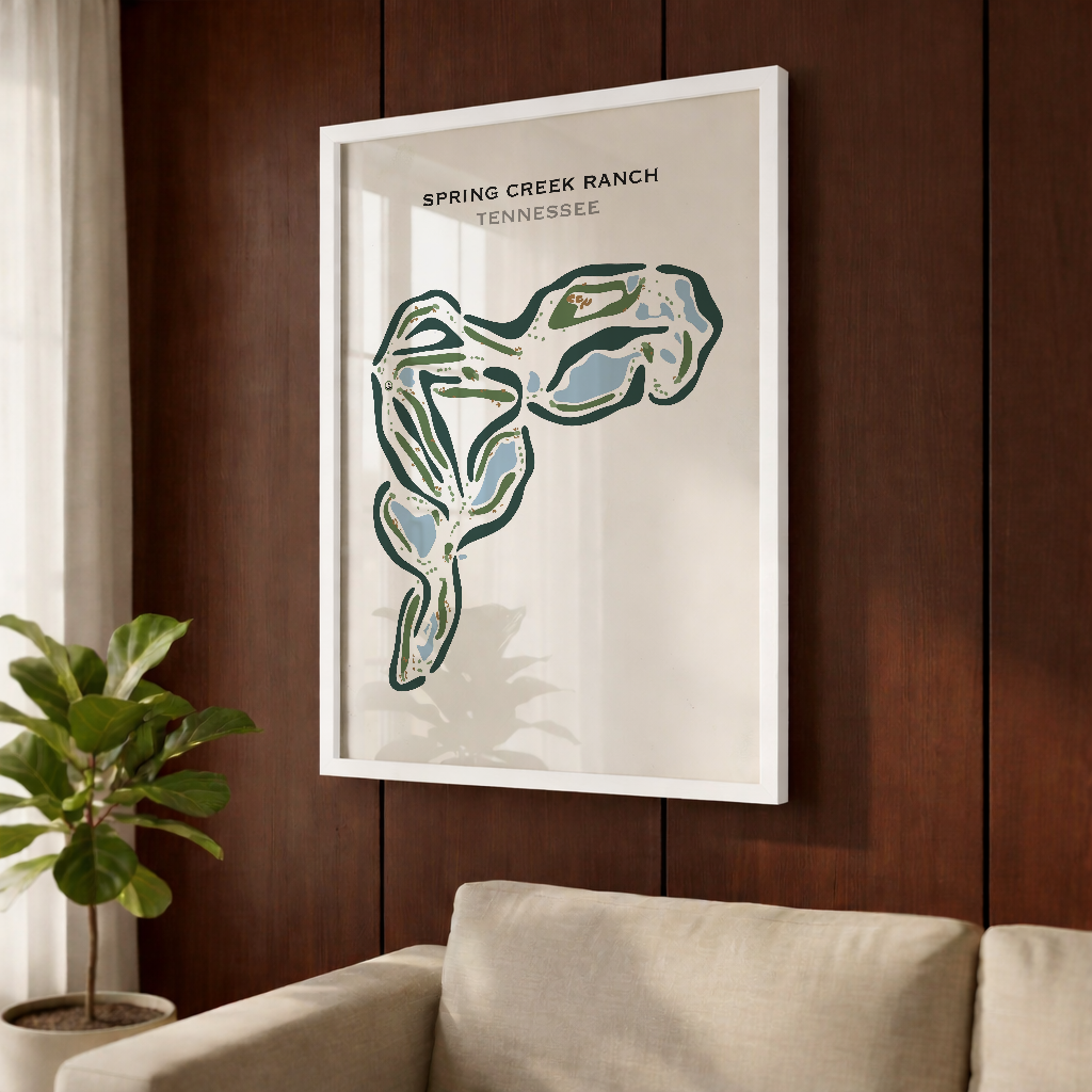 Spring Creek Ranch, Tennessee - Printed Golf Courses