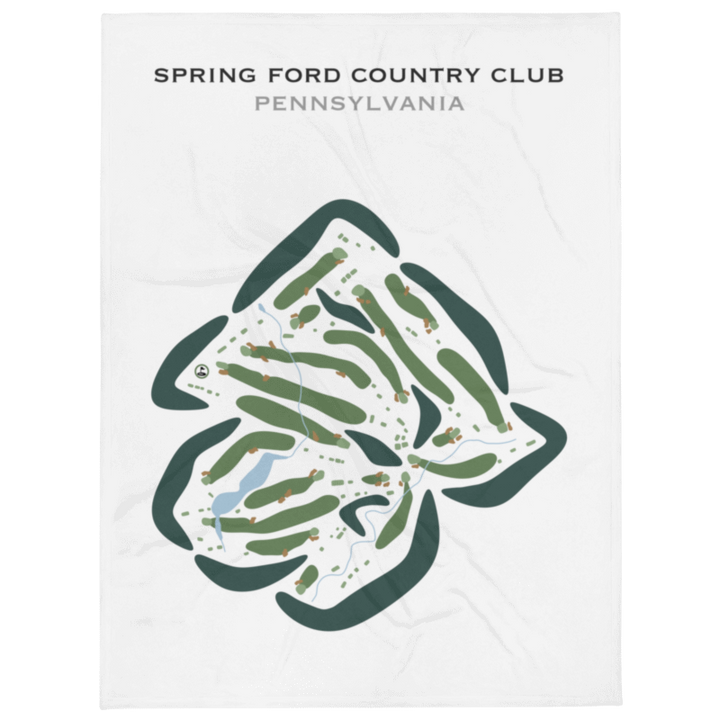 Spring Ford Country Club, Pennsylvania - Printed Golf Courses
