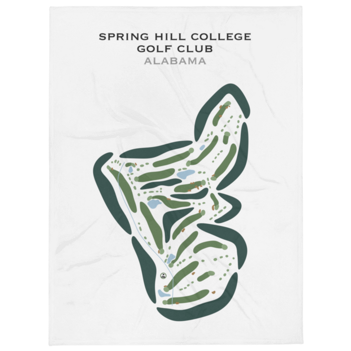 Spring Hill College Golf Club, Alabama - Printed Golf Courses