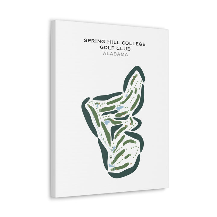 Spring Hill College Golf Club, Alabama - Printed Golf Courses