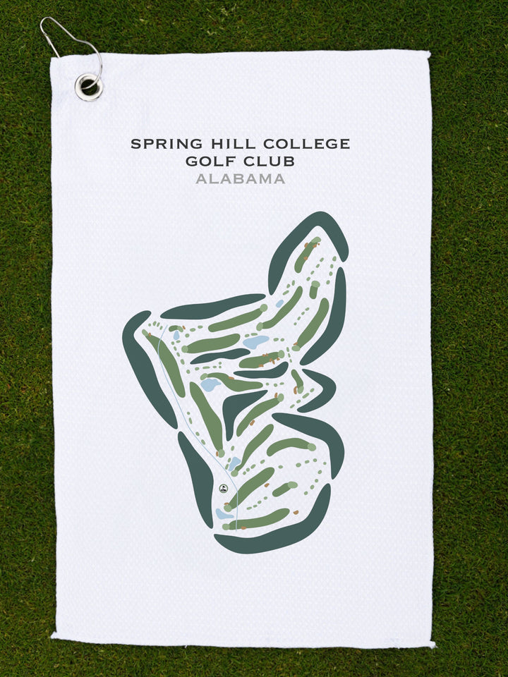 Spring Hill College Golf Club, Alabama - Printed Golf Courses