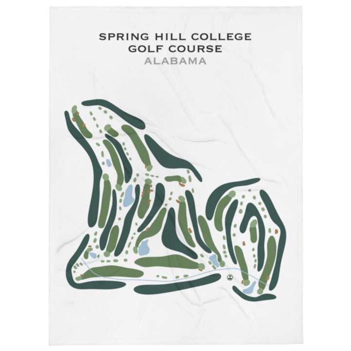 Spring Hill College Golf Course, Alabama - Printed Golf Course