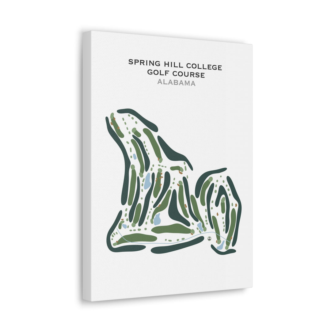 Spring Hill College Golf Course, Alabama - Printed Golf Course