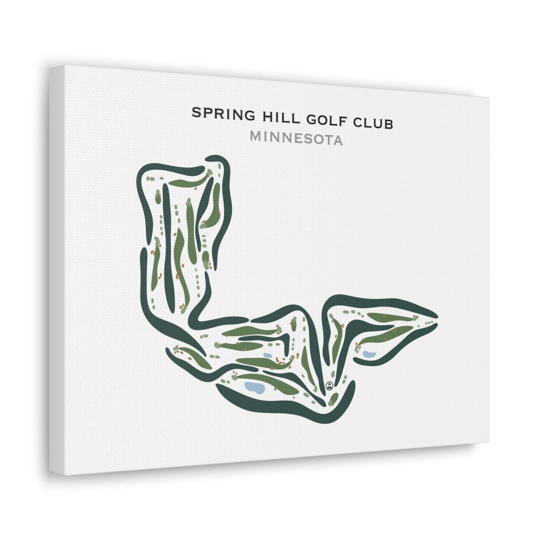 Spring Hill Golf Club, Minnesota - Printed Golf Courses