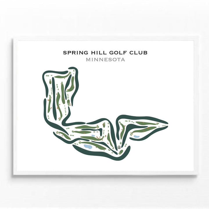 Spring Hill Golf Club, Minnesota - Printed Golf Courses