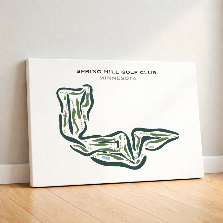 Spring Hill Golf Club, Minnesota - Printed Golf Courses