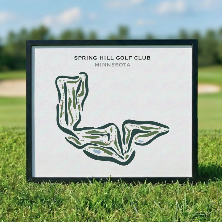 Spring Hill Golf Club, Minnesota - Printed Golf Courses