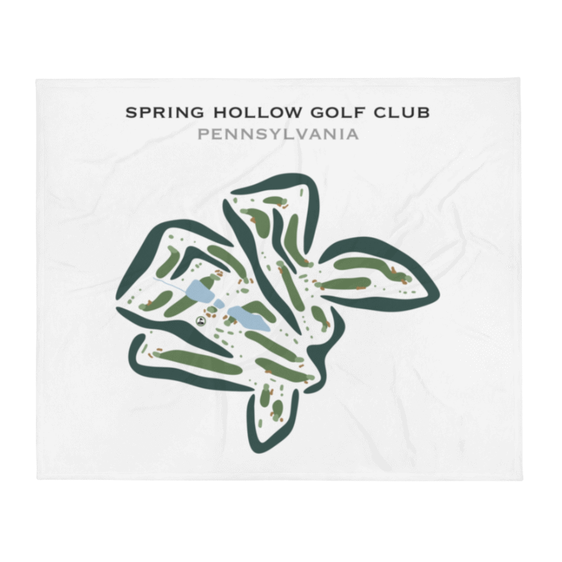 Spring Hollow Golf Club, Pennsylvania - Printed Golf Courses