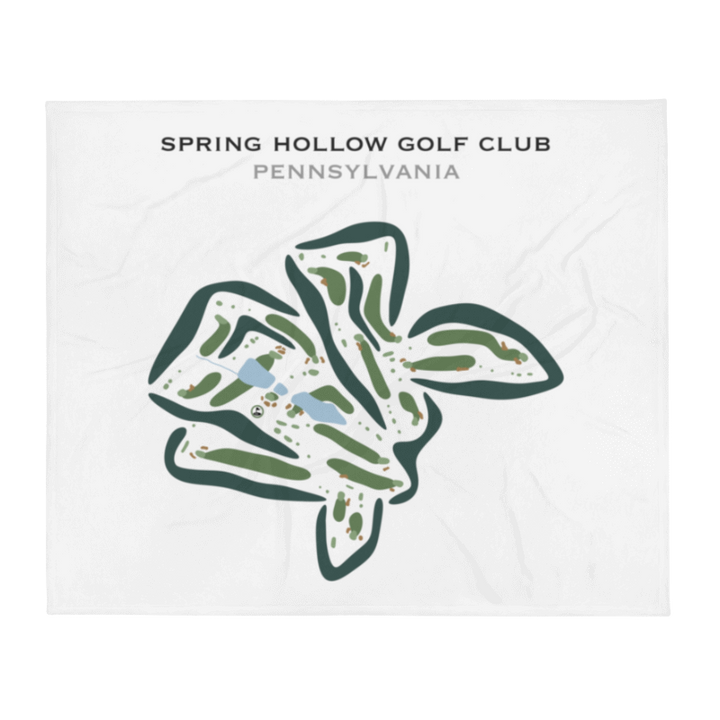 Spring Hollow Golf Club, Pennsylvania - Printed Golf Courses