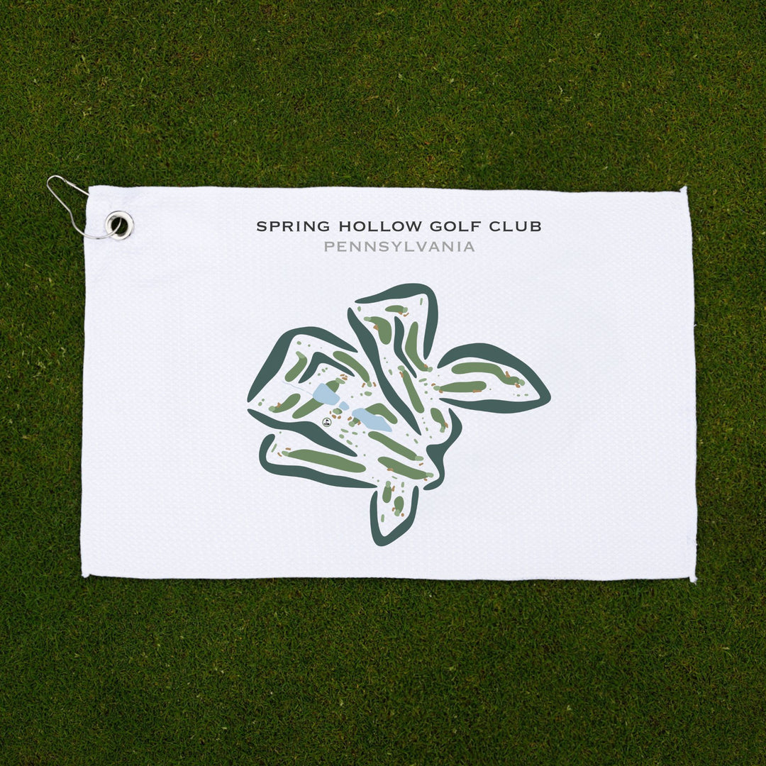 Spring Hollow Golf Club, Pennsylvania - Printed Golf Courses