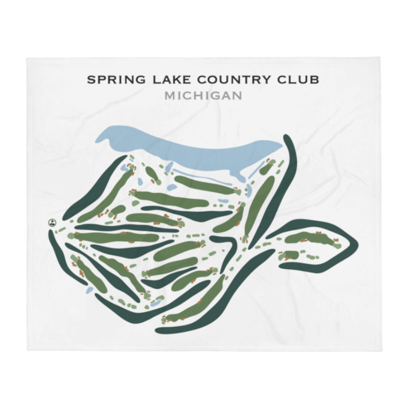 Spring Lake Country Club, Michigan - Printed Golf Courses