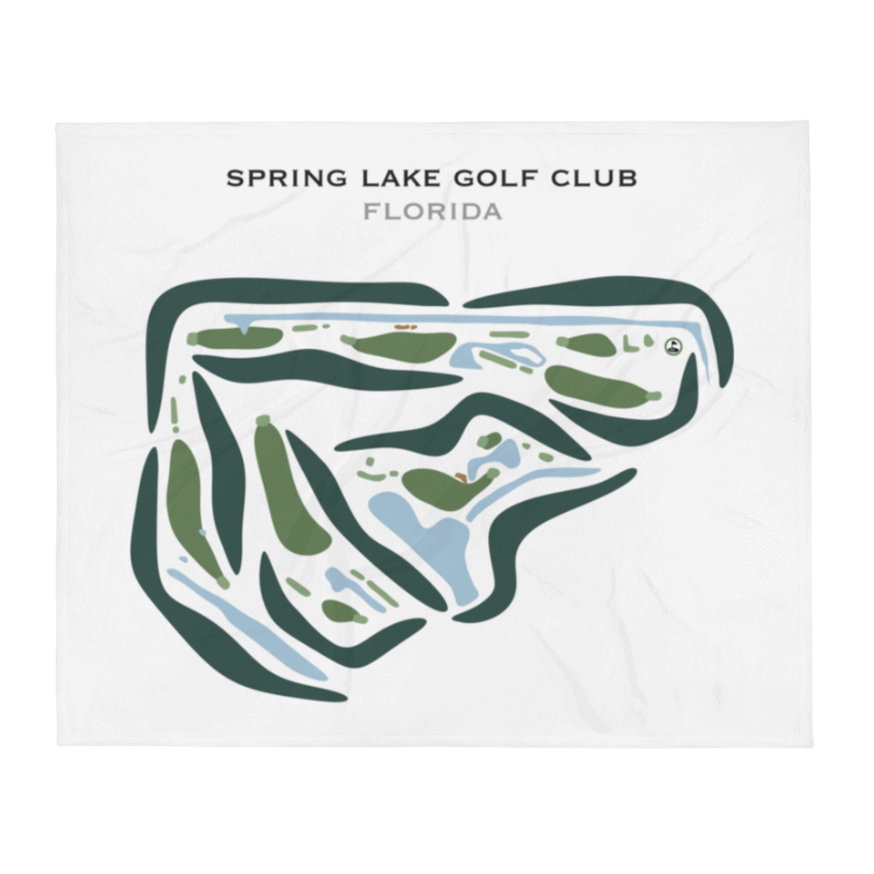 Spring Lake Golf Club, Florida - Printed Golf Courses