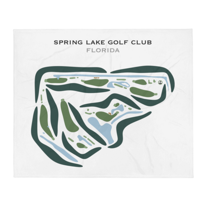 Spring Lake Golf Club, Florida - Printed Golf Courses