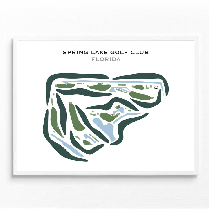 Spring Lake Golf Club, Florida - Printed Golf Courses